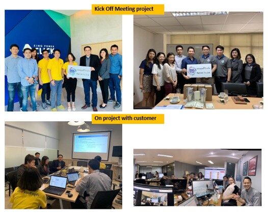Project kick-off and on-site work with client, King Power Click